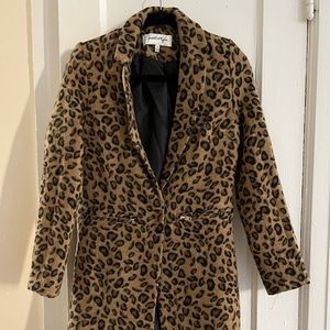 Kendall + Kylie Leopard Coat